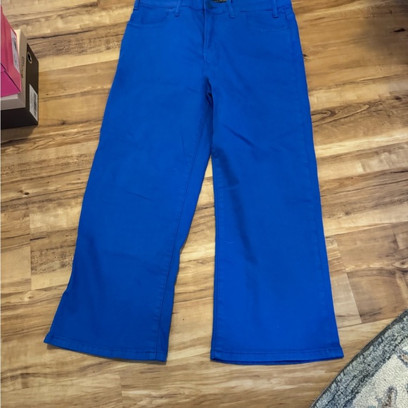 Boston Proper Vibrant Blue Wide Leg Pants - Picture 4 of 4